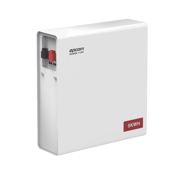 Batería EPCOM de Litio 5 Kwh 51.2 Vcc 100 Ah para Instalación en pared